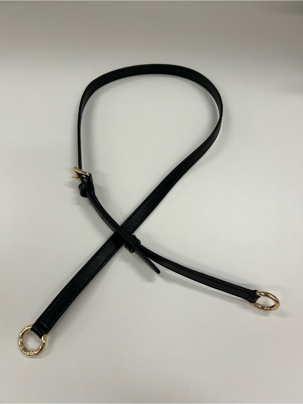 Michael Kors Black Leather Strap For bag Crossbody Strap